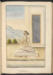 El sabio Valmiki, autor del Ramayana