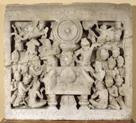 La adoración de los símbolos budistas, Amaravati