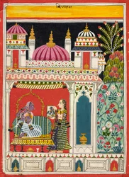 Vilaval Ragini, de un Ragamala, c.1680