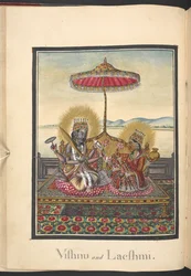 Vishnu y Laksmi