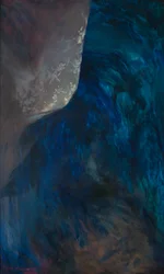 Dejo correr al potro en el campo, 2024 (óleo sobre lienzo)