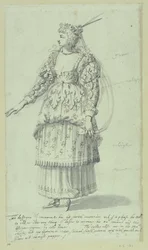Cloris: boceto final para Henrietta Maria, c.1631