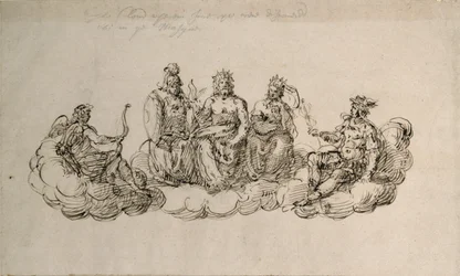 Júpiter con el Senado de los Dioses, c.1622