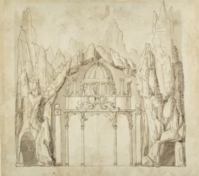 Palacio en una caverna, c.1611