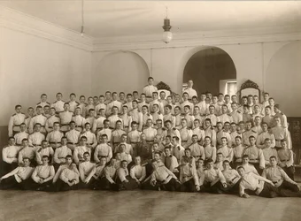 Gran Duque Constantino Konstantínovich de Rusia en el Cuerpo de Cadetes, Poltava, c1870s