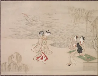 Bellezas en la playa, c. 1765-1792