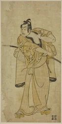 El actor Ichikawa Yaozo II