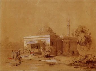 Proyecto del pabellón del Baño Turco en el Parque de Catalina de Tsarskoye Selo, c. 1850