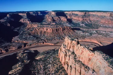 Cañón Tsegi, donde se encuentran las ruinas de los indios anasazi Keet Seel, en la Reserva India Navajo