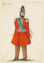 Mohammad Shah Qajar 1808-1848, rey de Persia, 1835