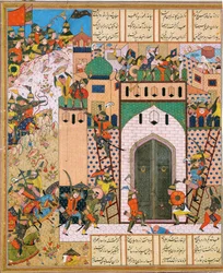 Shah Anushirvan captura la fortaleza de Saqila