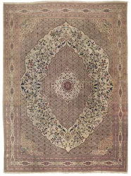 Alfombra Haji Jalili Tabriz, finales del siglo XIX