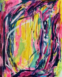 Expresionismo abstracto vibrante