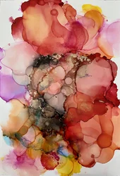 Abstracto fluido y vibrante