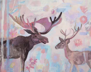 Alces y ciervos de ensueño