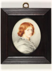 Un joven caballero tradicionalmente identificado como Isaac Oliver el Joven, el hijo del pintor (acuarela sobre vitela)