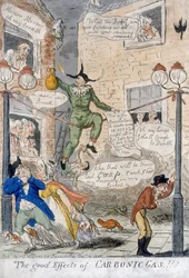 Los buenos efectos del gas carbónico!, 1807