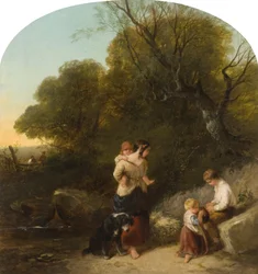 Paisaje con Figuras
