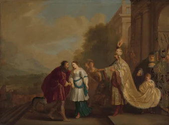 El faraón devuelve a Sara a Abraham