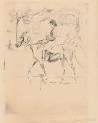 Mujer a caballo