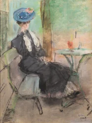 En un café de París
