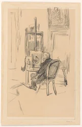 Jozef Israels en su estudio
