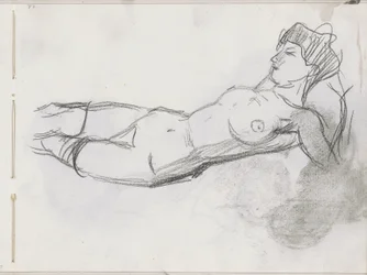 Desnudo femenino reclinado