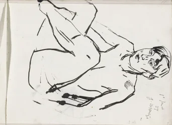 Desnudo femenino sentado