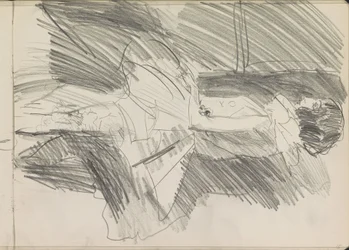 Bailarín de pie, de perfil