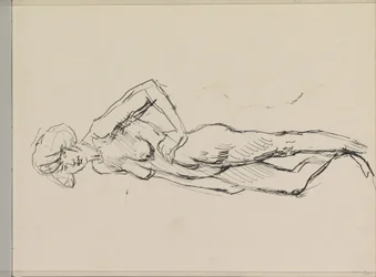 Desnudo femenino de pie