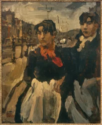 Dos chicas en Lijnbaansgracht