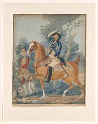 Guillermo V a caballo