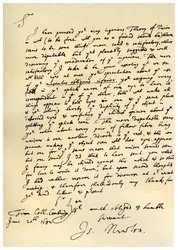 Carta de Sir Isaac Newton a William Briggs, 20 de junio de 1682