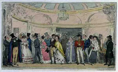 Saliendo de la ópera, pub. por C. Smith