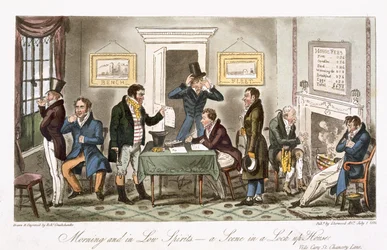 Mañana y de mal humor - una escena en una casa de encierro, de 