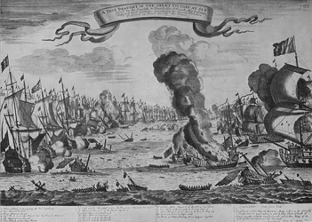 La Batalla de Barfleur, c1695, 1924