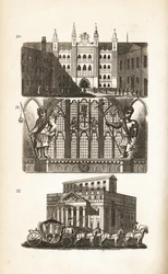 Guildhall de Londres, Gog y Magog y la Mansion House
