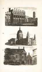 El Banco de Inglaterra, la Catedral de San Pablo y la Escuela Blue-Coat o el Hospital de Cristo
