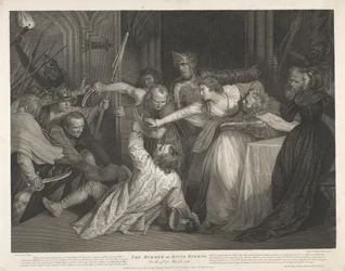 El asesinato de David Rizzio el 9 de marzo de 1566