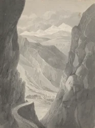 Paso del Gemmi/ Descenso a Leukas Bad (Suiza)