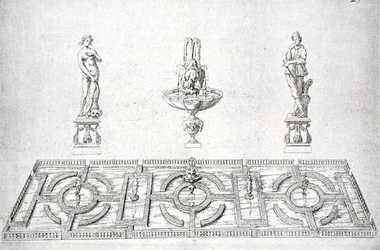 Diseño de jardín de 