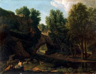 Paisaje, finales del siglo XVII o principios del siglo XVIII
