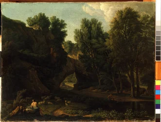 Paisaje (Paisaje). Pintura de Isaac de Moucheron