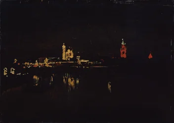 Iluminación del Kremlin de Moscú, 1896