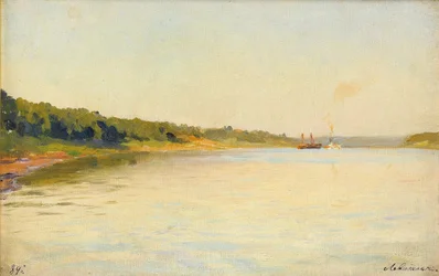 La orilla del río Volga, 1889