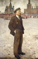 Lenin en la Plaza Roja