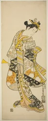 Geisha de pie