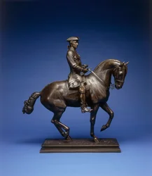 Grupo ecuestre de un cazador de Luis XV, c.1896