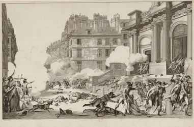 13 Vendémiaire. La represión de la revuelta realista por Napoleón Bonaparte en París