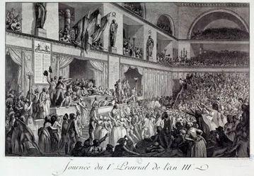 Revolución Francesa: el Día de la Insurrección Popular Contra el Hambre en el I Prairial del Año III (20/05/1795): la población invadió la Convención y masacró al diputado Jean Bertrand Feraud (1759-1795), encargado del suministro de París